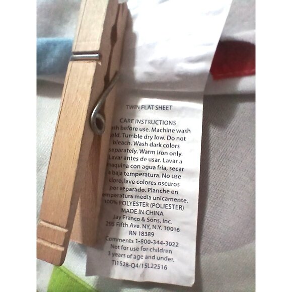 Disney Tsum Tsum Twin Flat Sheet Mickey Aliens Frozen Eeyore Jay Franco Fabric - Picture 13 of 13